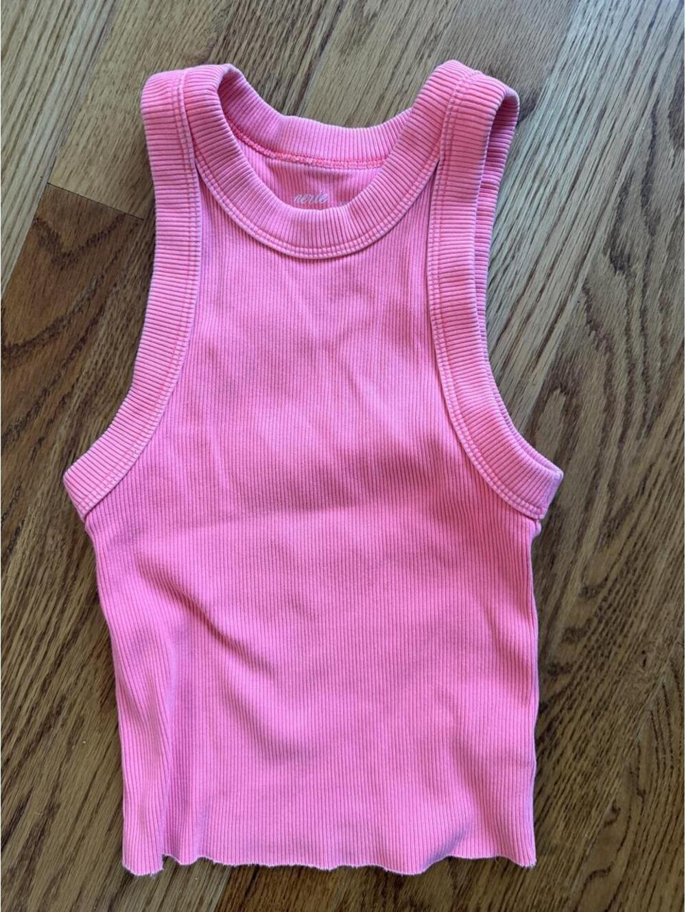 Aerie Women's Pink Vests-tanks-cami